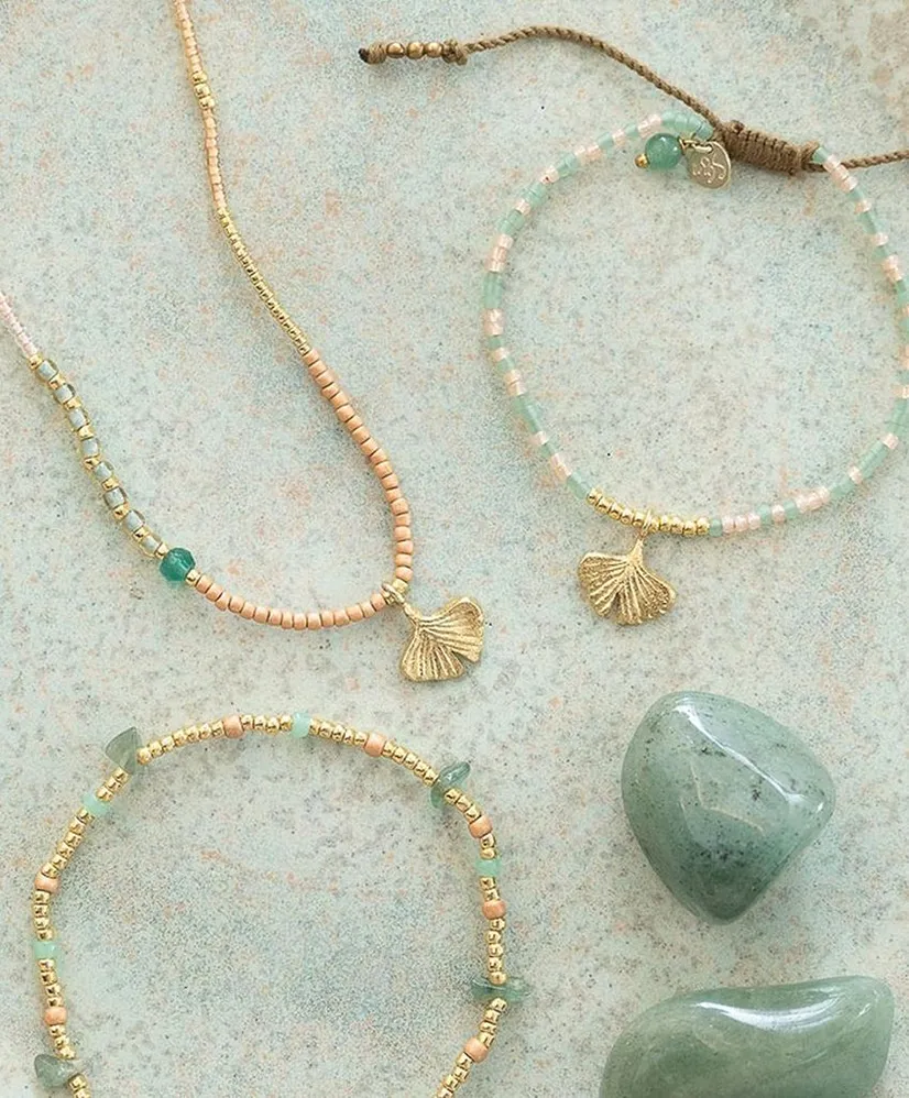 A Beautiful Story Armband Flashy Aventurijn