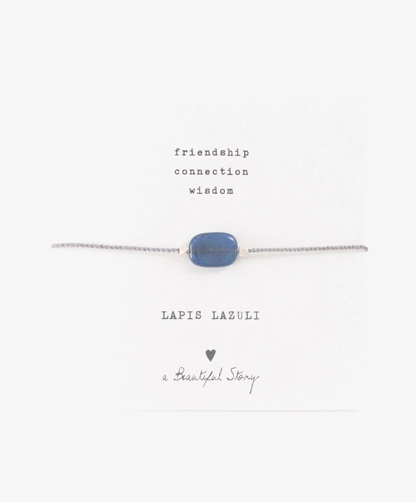 A Beautiful Story Armband Lapis Lazuli