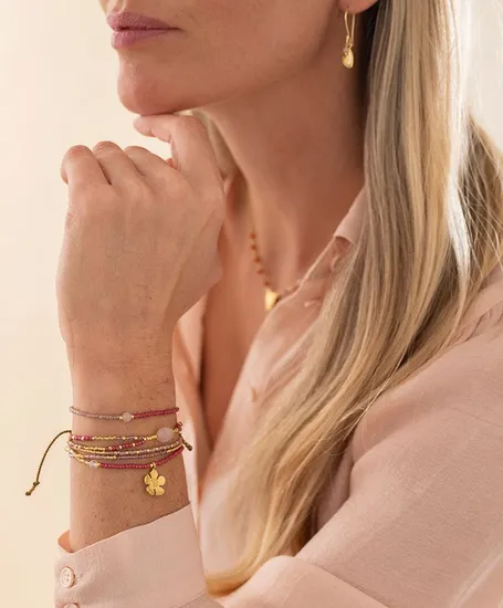 A Beautiful Story Armband Pleasure Rozenkwarts