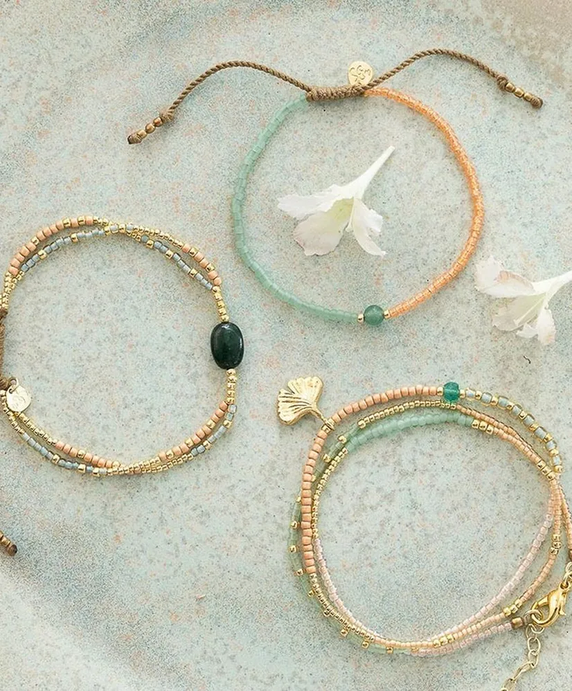 A Beautiful Story Armband Shining Aventurijn