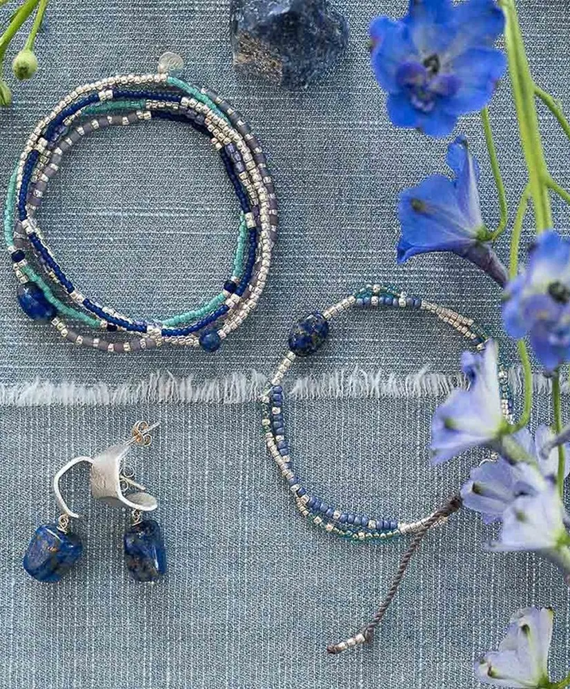 A Beautiful Story Armband Shining Lapis Lazuli