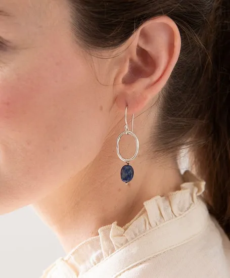 A Beautiful Story Oorbellen Lapis Lazuli