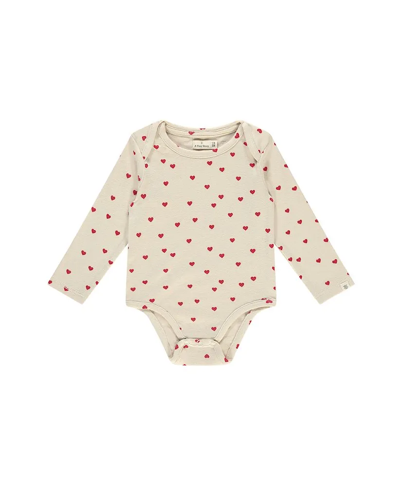 A Tiny Story Romper Hartjes