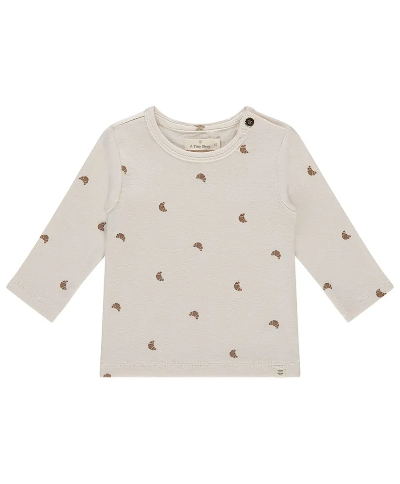 A Tiny Story T-shirt Croissant