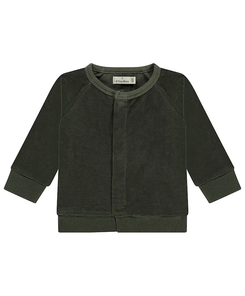 A Tiny Story Vest Badstof Effen