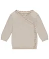 A Tiny Story Wrap Top Ruffle