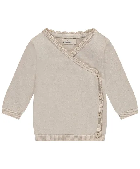 A Tiny Story Wrap Top Ruffle