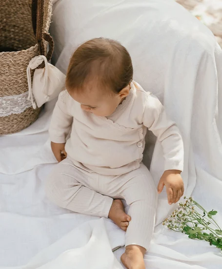 A Tiny Story Wrap Top Ruffle