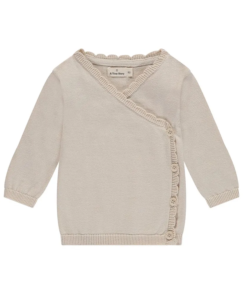 A Tiny Story Wrap Top Ruffle