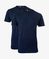 Alan Red T-Shirt Derby O-Neck 2-P