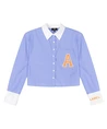 ALIX The Label Blouse Cropped Stripe