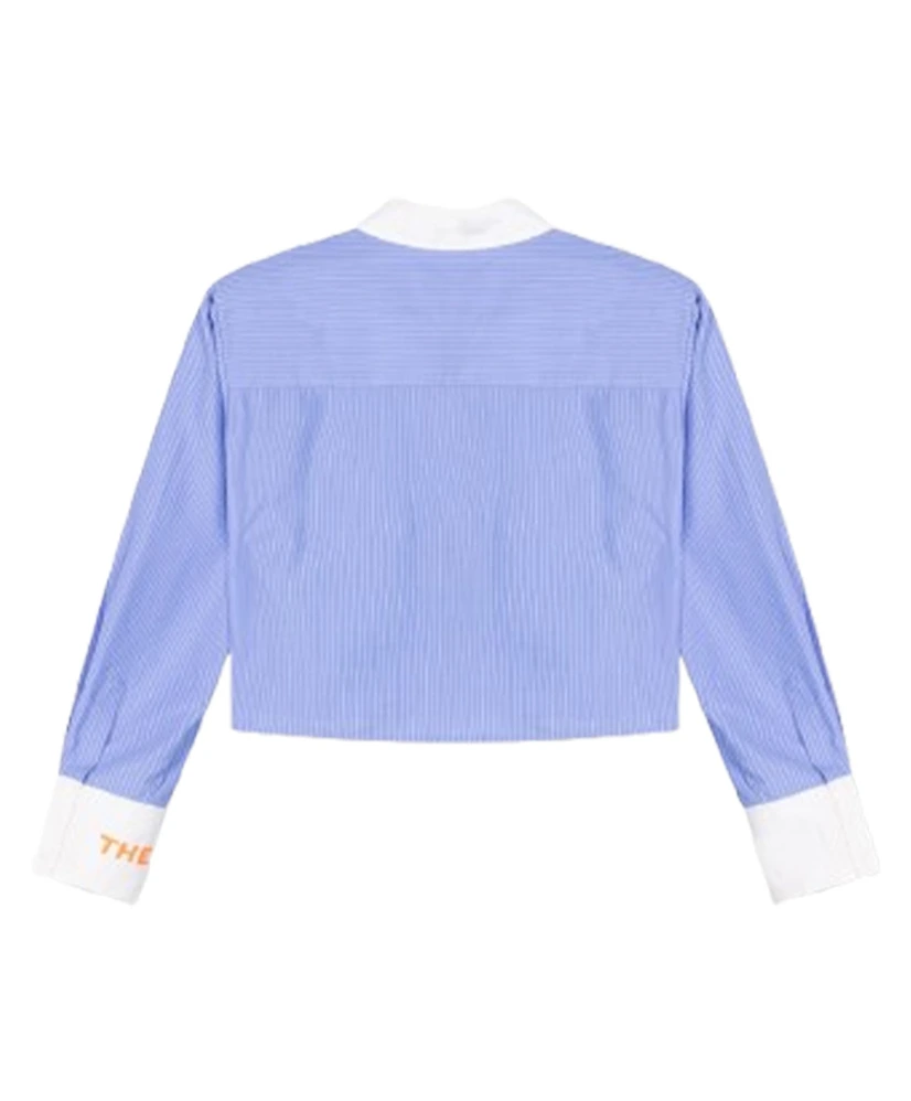 ALIX The Label Blouse Cropped Stripe