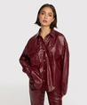 ALIX The Label Blouse Faux Leather