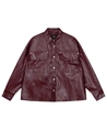 ALIX The Label Blouse Faux Leather