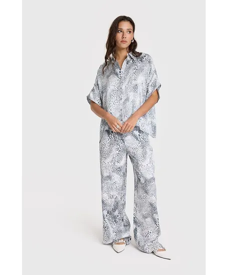 ALIX The Label Blouse Oversized Animal