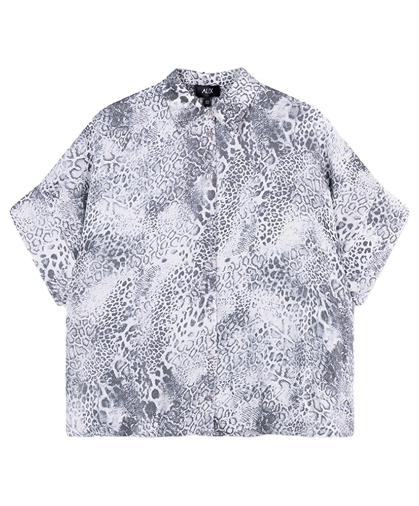 ALIX The Label Blouse Oversized Animal