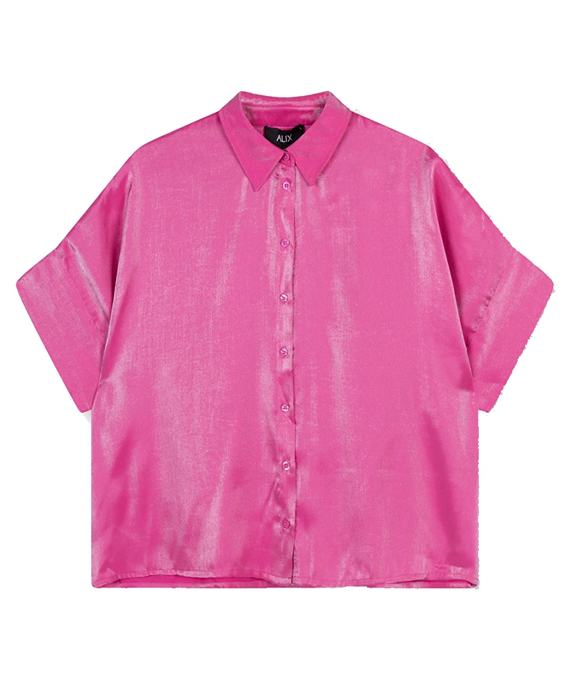 ALIX The Label Blouse Shine Boxy Fit