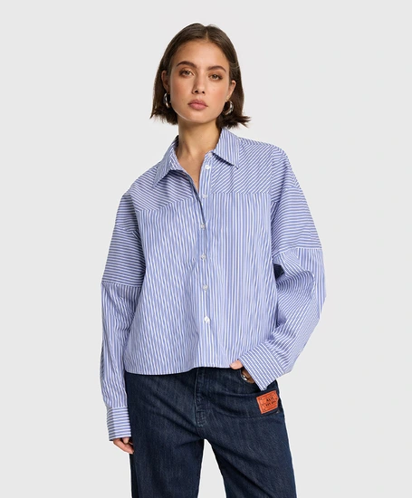 ALIX The Label Blouse Striped