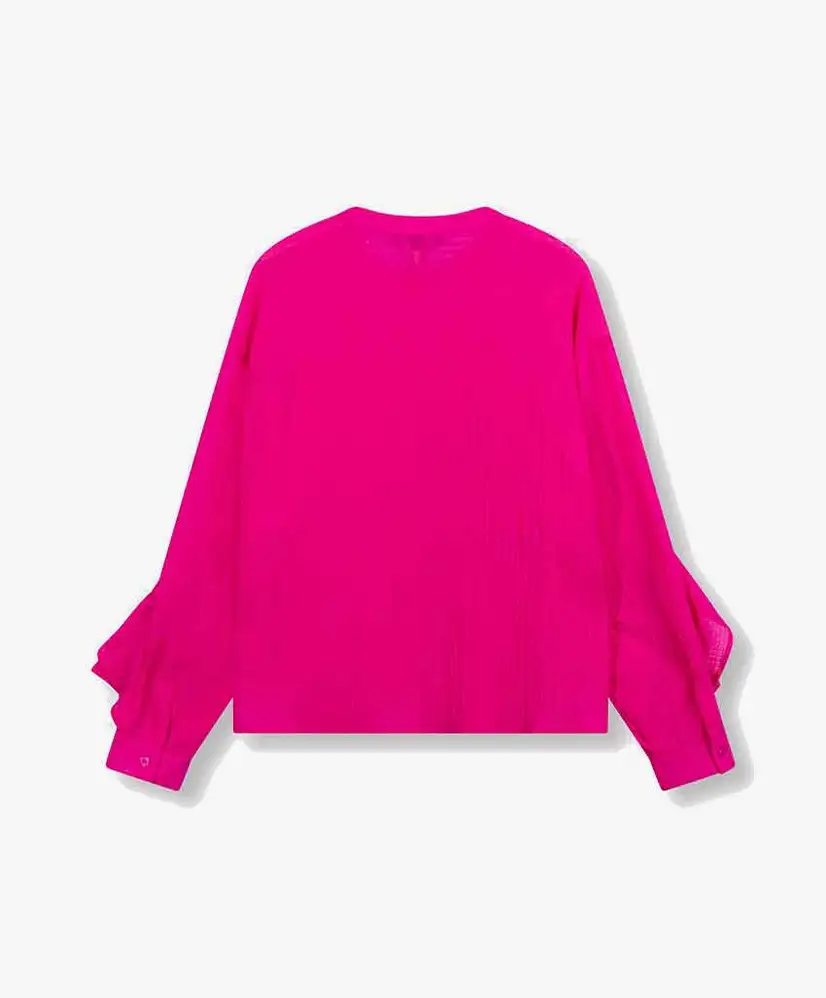 ALIX The Label Blouse Structured Ruffle