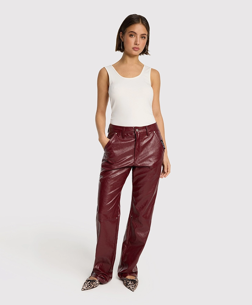 ALIX The Label Broek Faux Leather