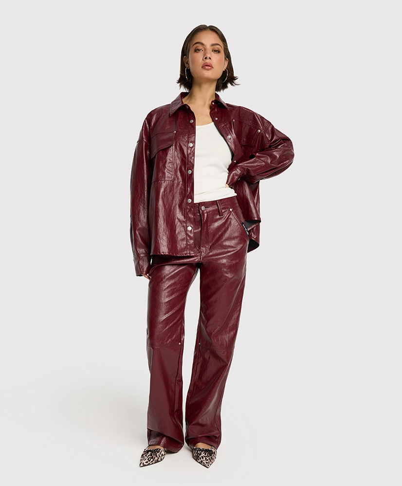 ALIX The Label Broek Faux Leather