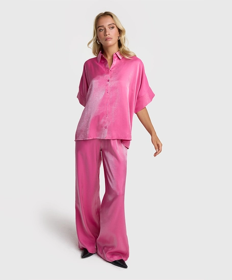 ALIX The Label Broek Shine Wide Leg