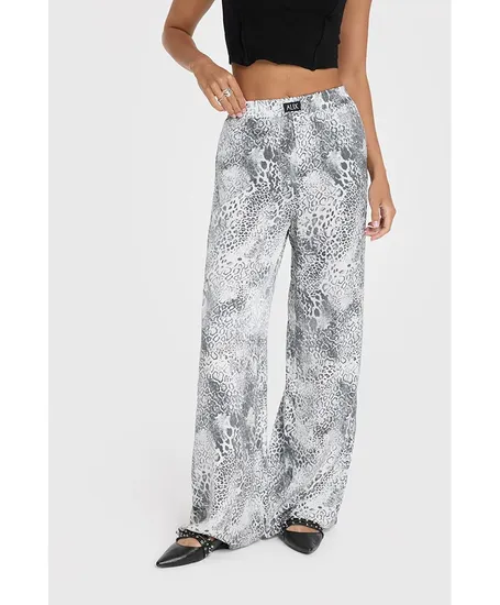 ALIX The Label Broek Wide Leg Animal