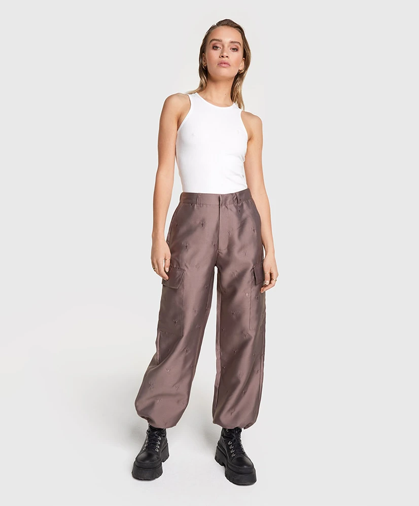 ALIX The Label Cargo Broek Shiny Bull