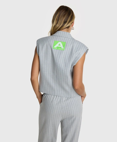 ALIX The Label Gilet Pinstripe