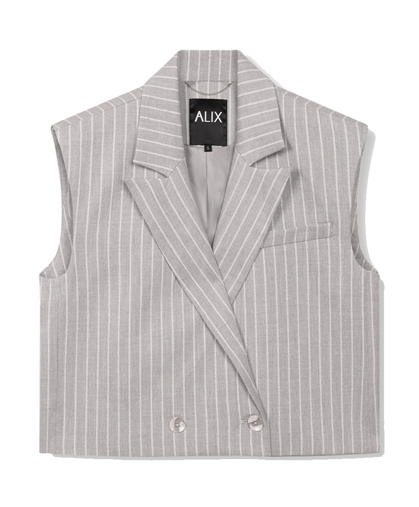 ALIX The Label Gilet Pinstripe