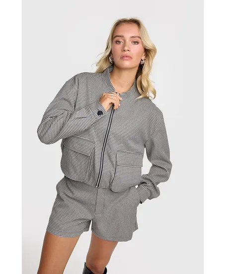 ALIX The Label Jacket Cropped Boucle