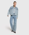 ALIX The Label Jeans Embellished Wide Leg