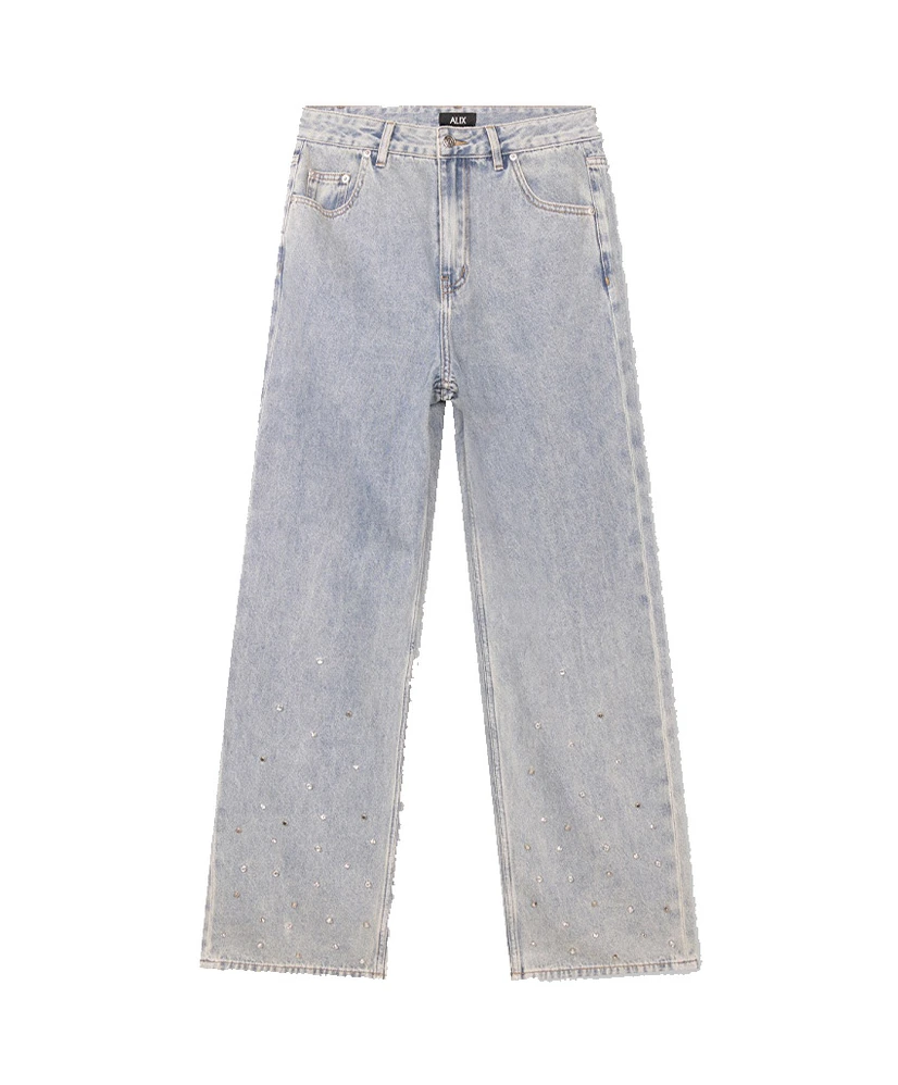 ALIX The Label Jeans Embellished Wide Leg