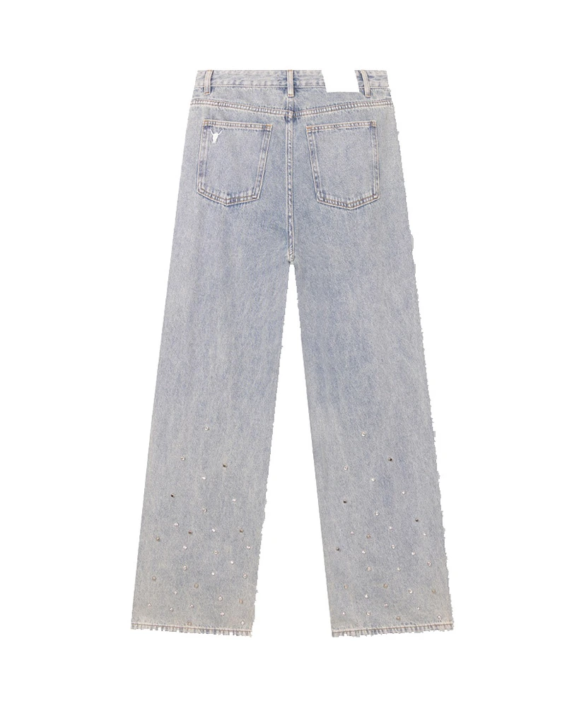 ALIX The Label Jeans Embellished Wide Leg