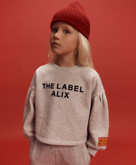 ALIX The Label Mini Sweater Strass Logo