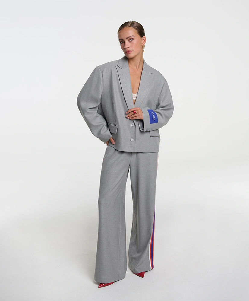 ALIX The Label Pantalon Coated Herringbone