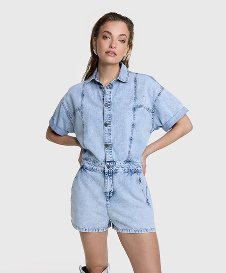 ALIX The Label Playsuit Denim