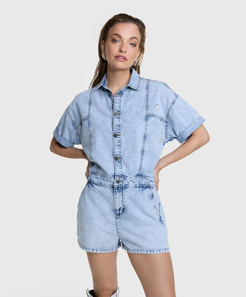 ALIX The Label Playsuit Denim