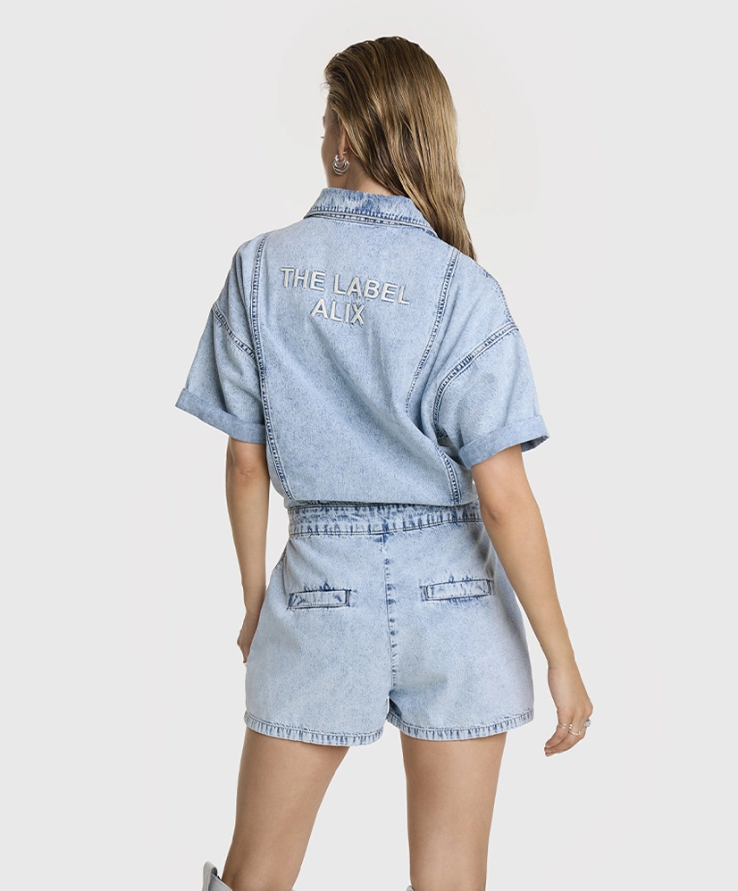 ALIX The Label Playsuit Denim