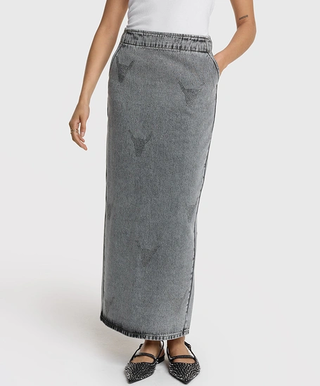 ALIX The Label Rok Maxi Strass Bull