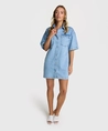 ALIX The Label Spijkerjurk Flowy