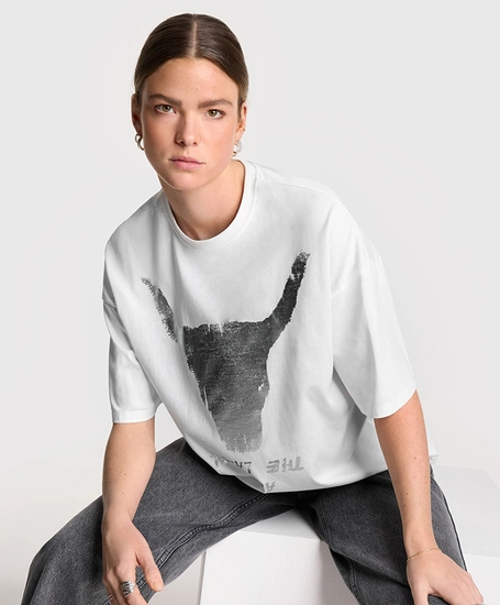 ALIX The Label T-shirt Silver Bull