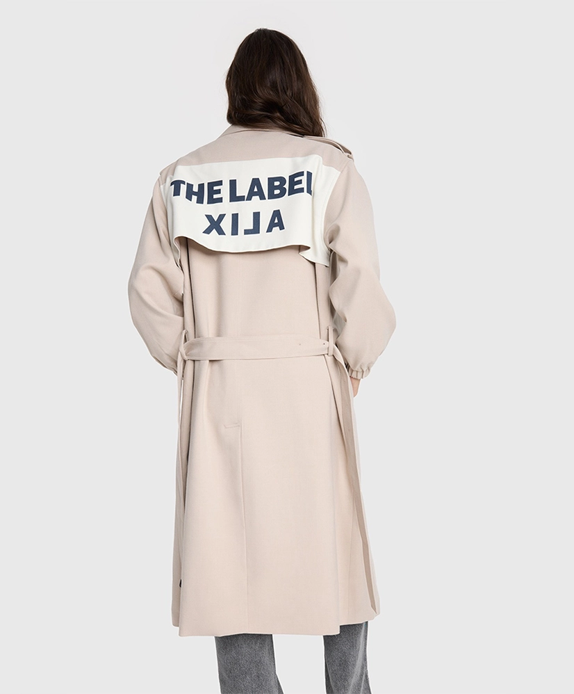 ALIX The Label Trenchcoat Jas Backprint