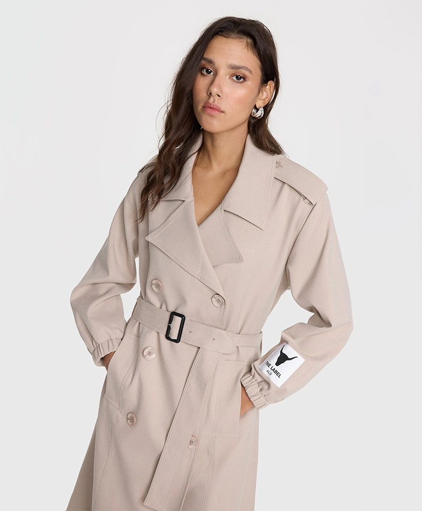 ALIX The Label Trenchcoat Jas Backprint