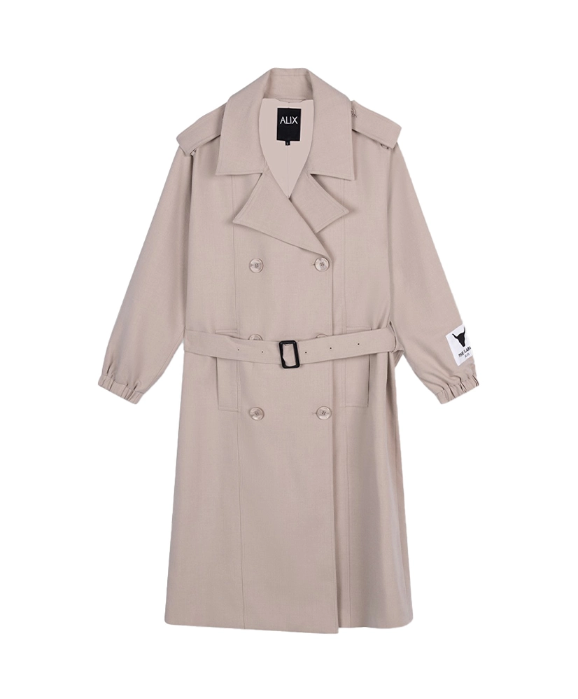ALIX The Label Trenchcoat Jas Backprint