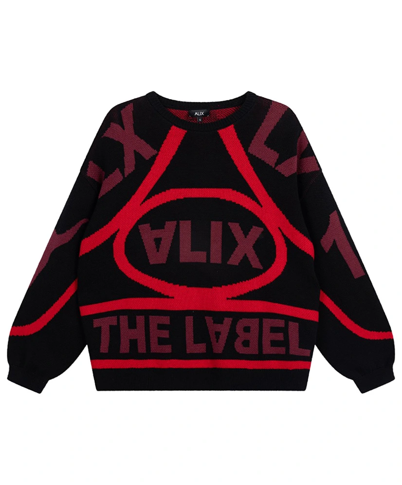 ALIX The Label Trui Racer Jacquard