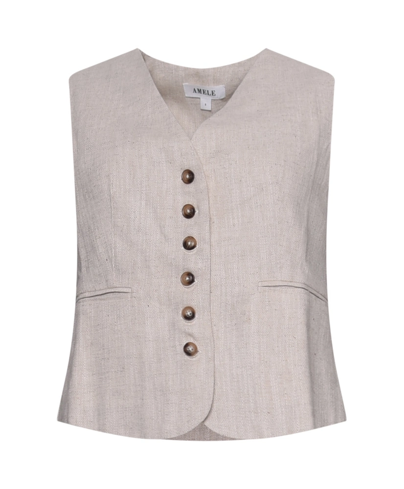 Amele Gilet Linsey Ramie