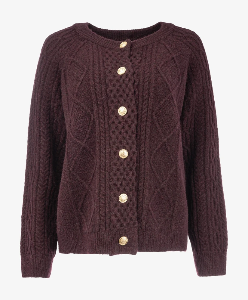 Amele Vest Cardy Cable Ajour