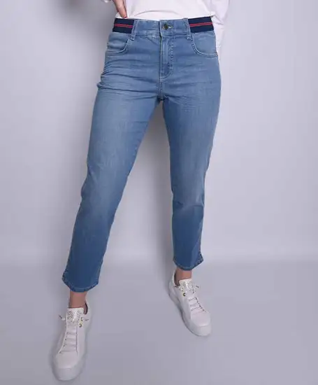 Angels Jeans Cici Crop Slit Sporty