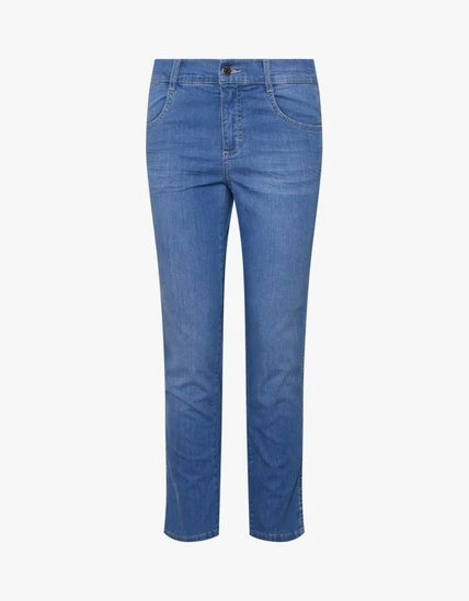Angels Jeans Cici Crop Slit Stretch